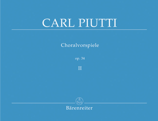 Book cover for Choralvorspiele, op. 34, 68-126