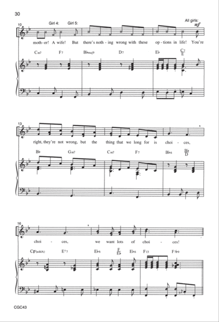 All God's Children (Score) Unison Choir scores gallery preview page 12