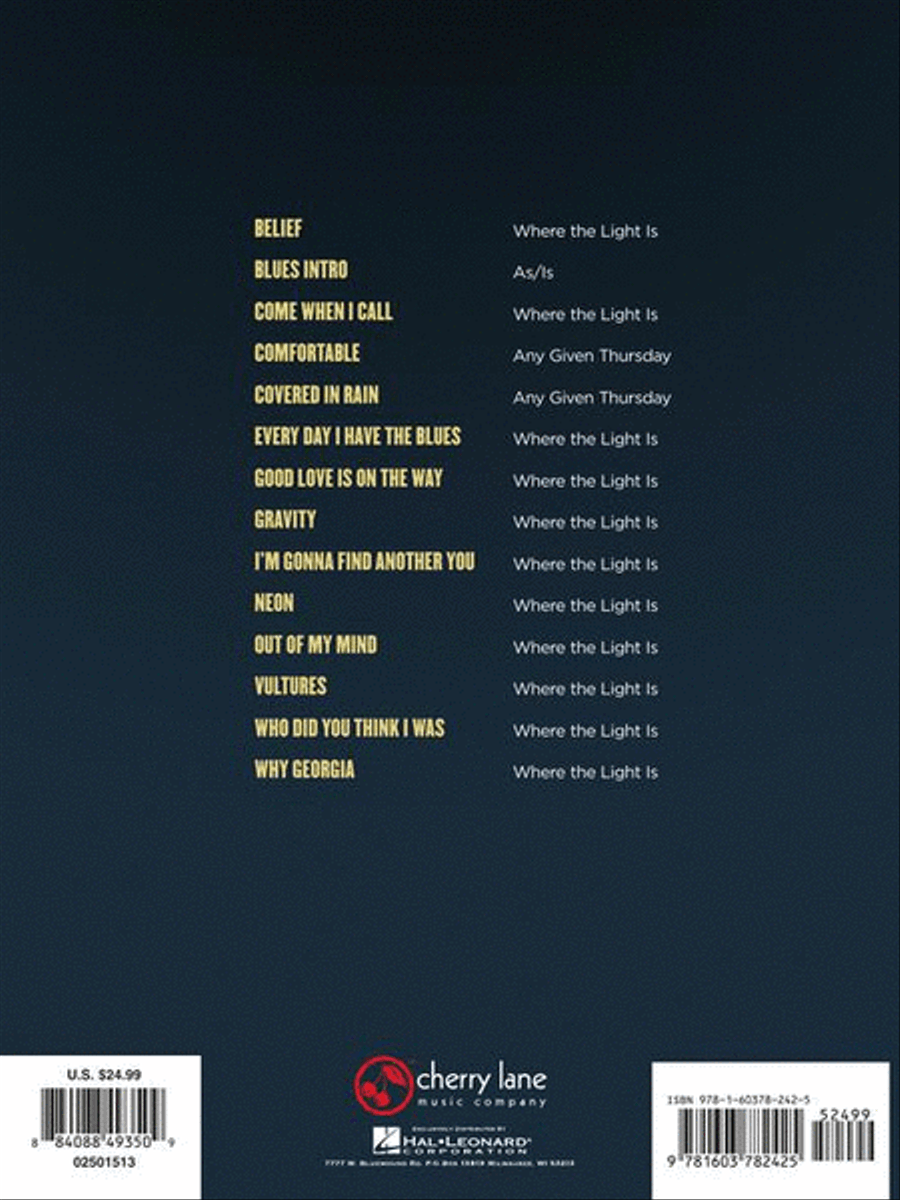 John Mayer Live John Mayer Live Acoustic Guitar scores gallery preview page 8
