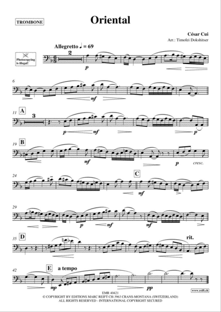 Oriental Oriental Piano Accompaniment scores gallery preview page 2