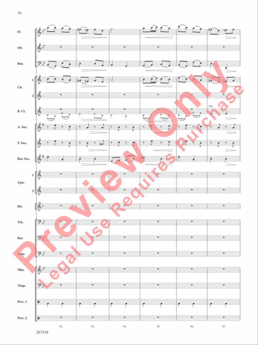 Christmastime in Russia Christmastime in Russia Concert Band scores gallery preview page 17