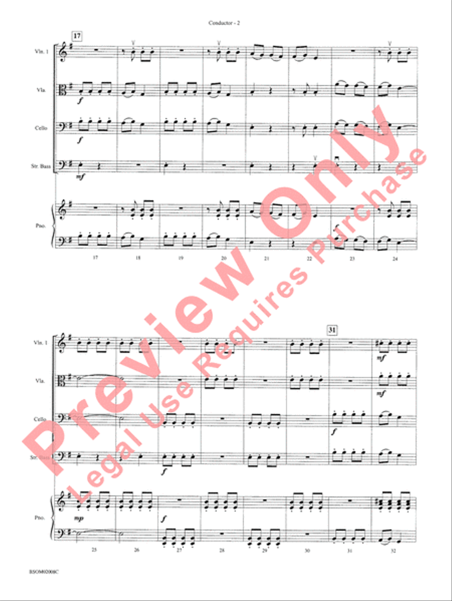 Indian Dance String Orchestra scores gallery preview page 5