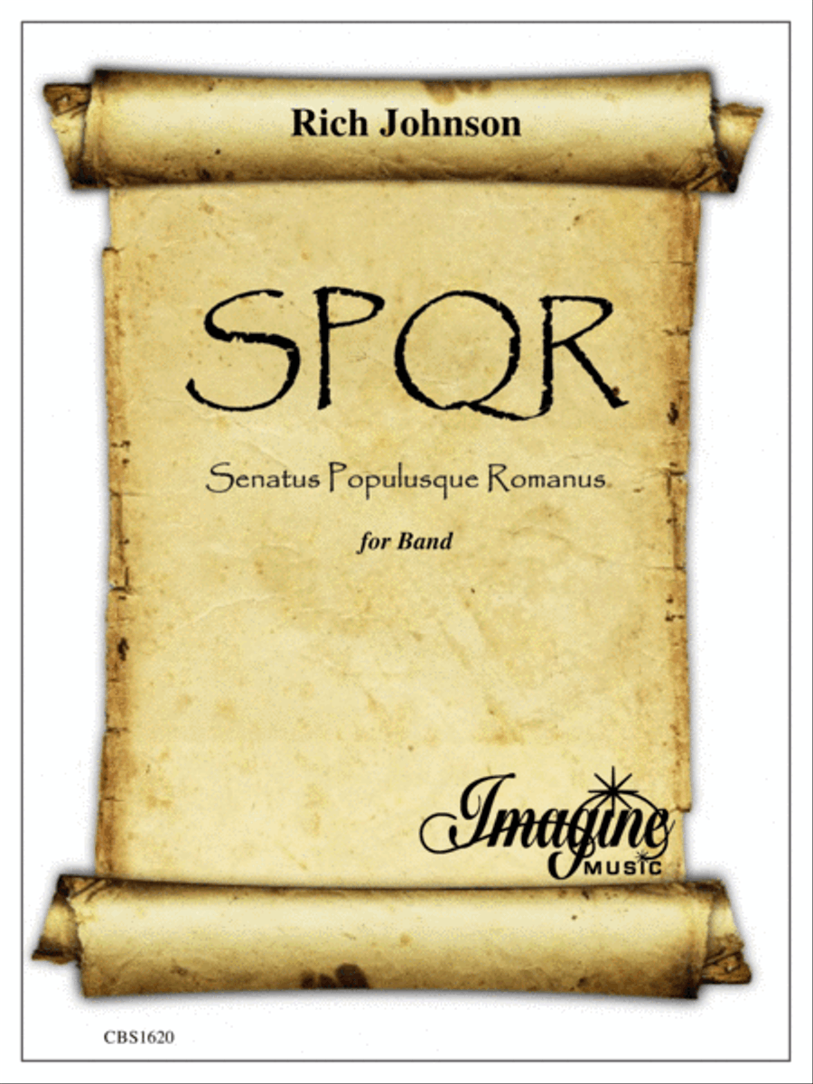 SPQR (Senatus Populusque Romanus ) Concert Band scores gallery preview page 1