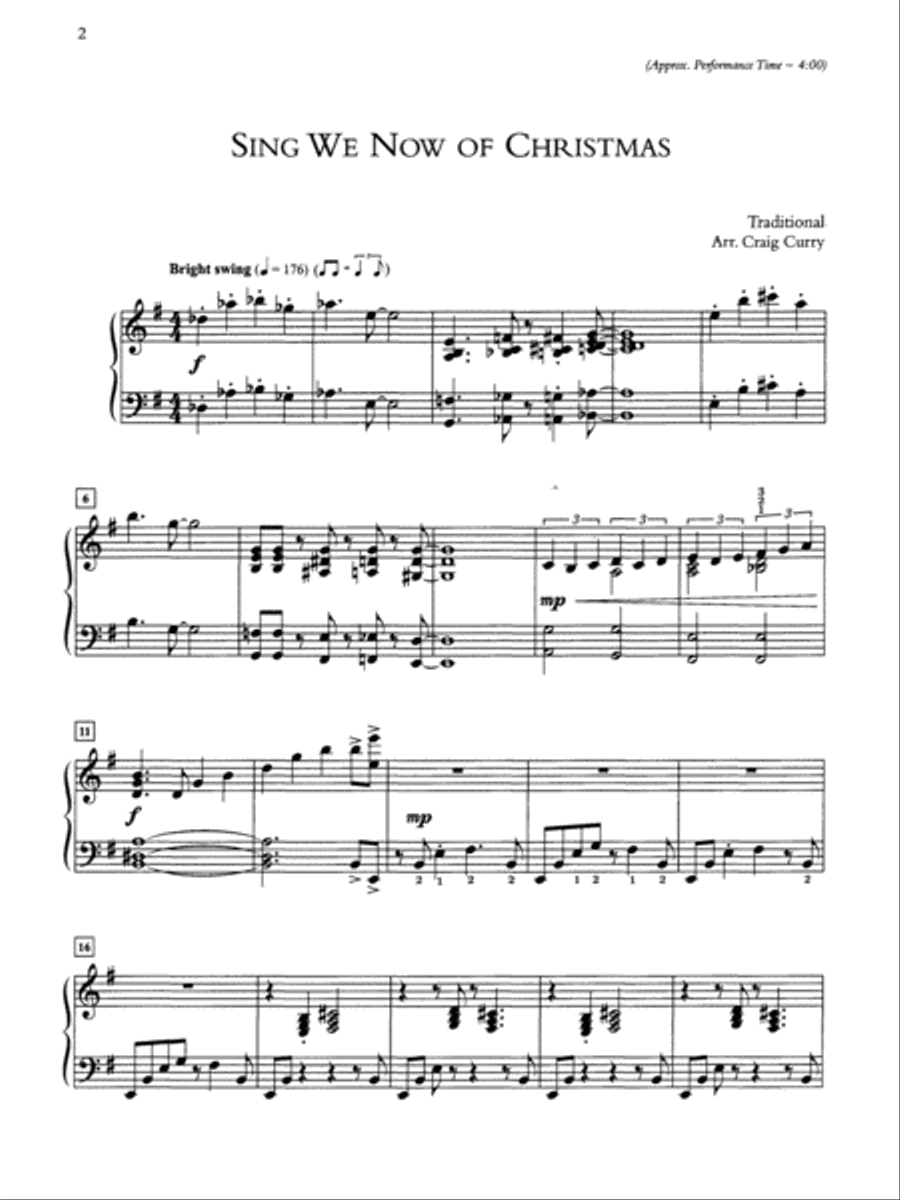 A Jazz-Inspired Christmas Piano Solo scores gallery preview page 3