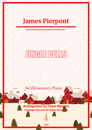 Jingle Bells - Elementary Piano - W/Chords (Full Score)