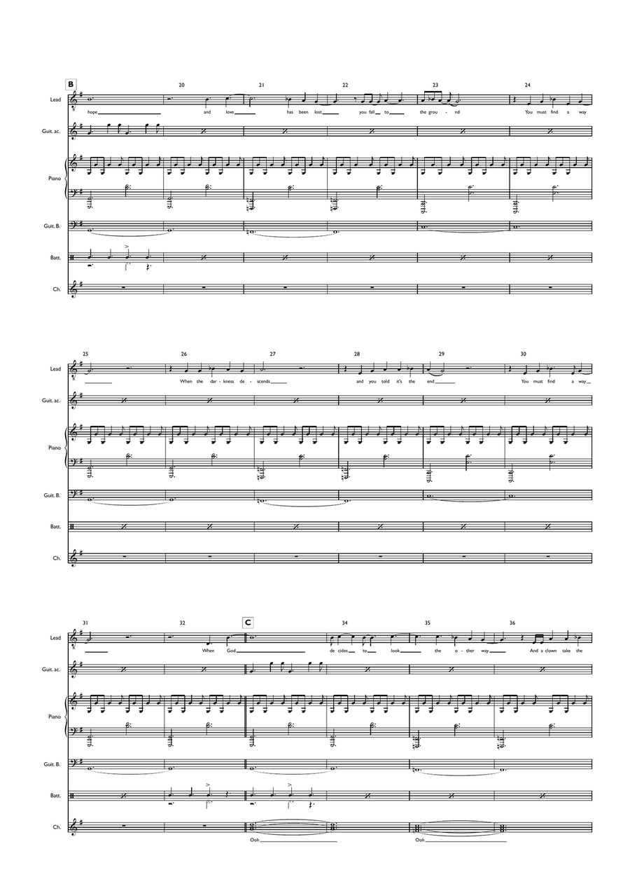 Dig Down (gospel Version) Choir scores gallery preview page 4