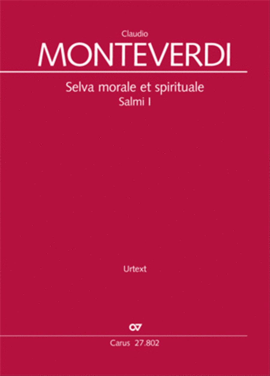 Salmi I (Selva morale e spirituale) Collection / Songbook scores gallery preview page 1