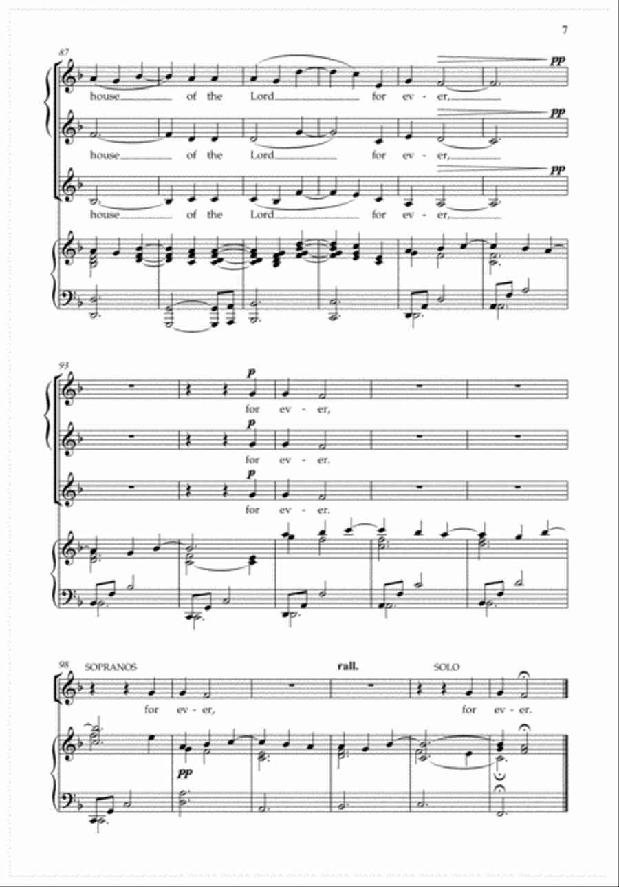 The Lord Is My Shepherd (Psalm 23) Women's Choir scores gallery preview page 4