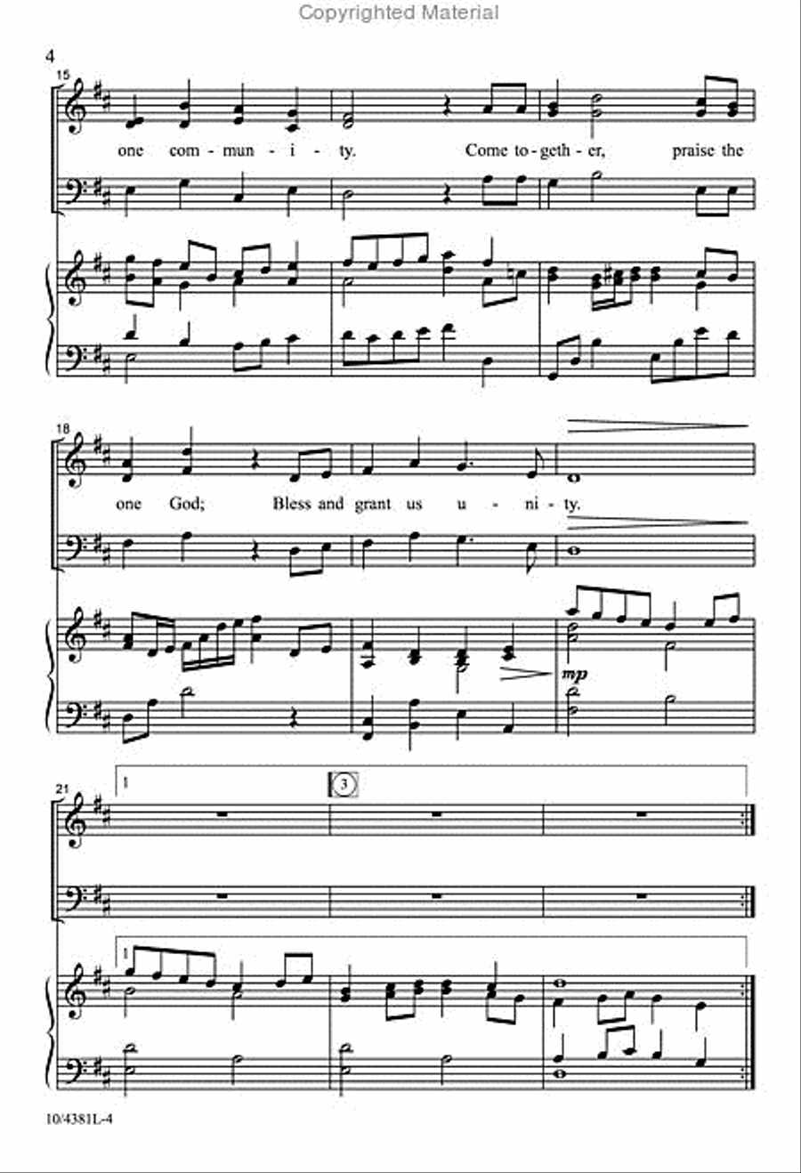 Together in Thanksgiving 3-Part scores gallery preview page 4