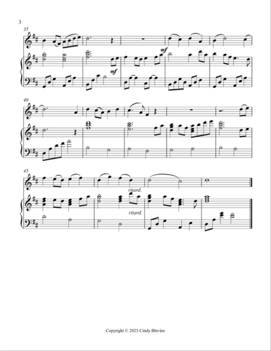 Down By the Sally Gardens, Harp and Tin Whistle (D) Harp scores gallery preview page 4