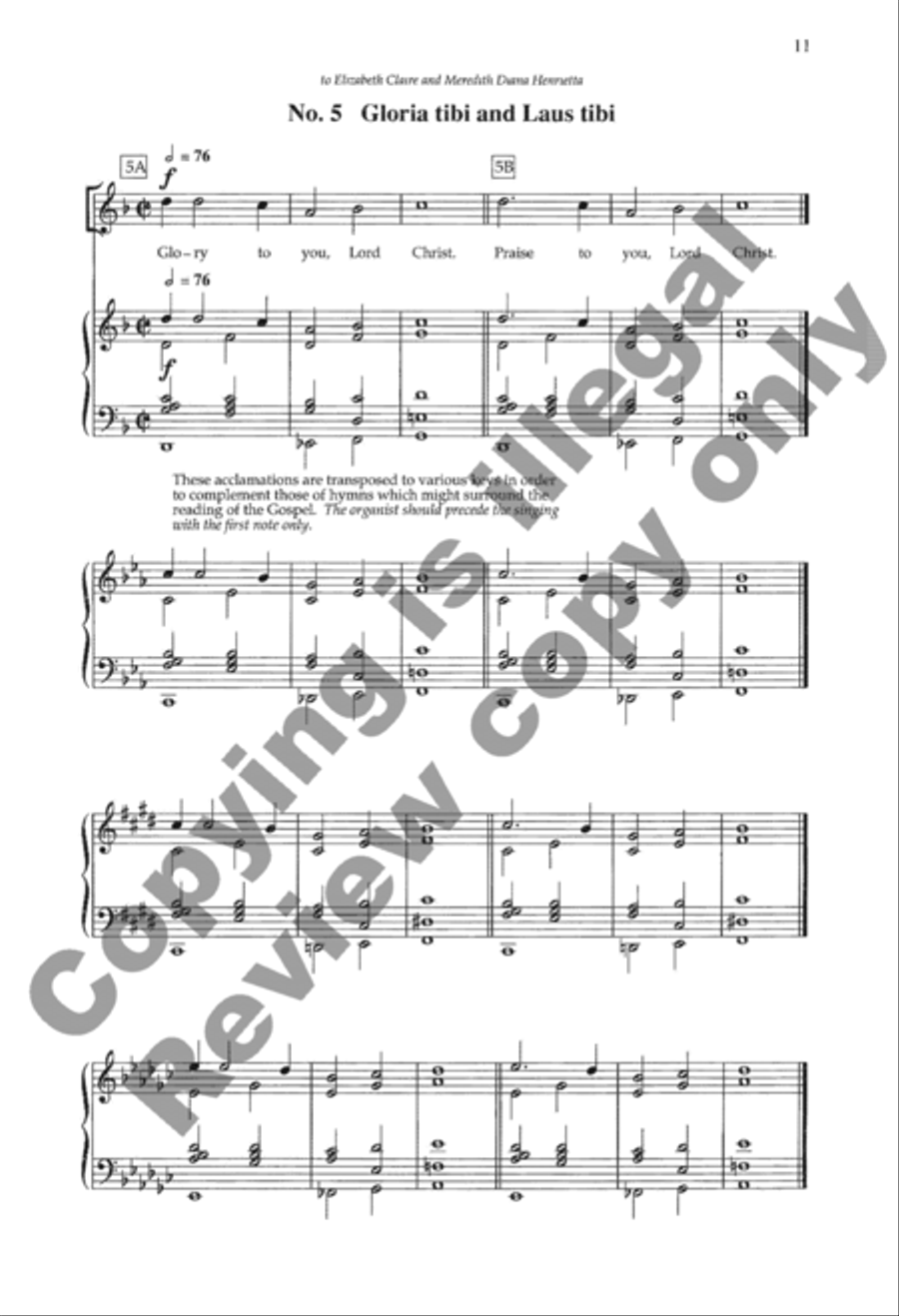 Mass of the Holy Trinity 4-Part scores gallery preview page 31