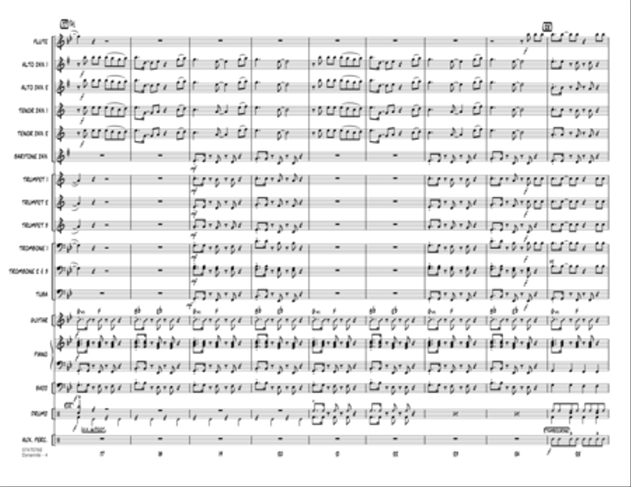 Dynamite - Full Score Jazz Ensemble scores gallery preview page 4