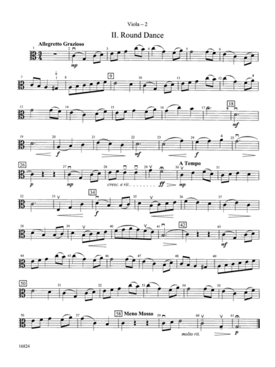 Geometric Dances: Viola Geometric Dances: Viola String Orchestra scores gallery preview page 2