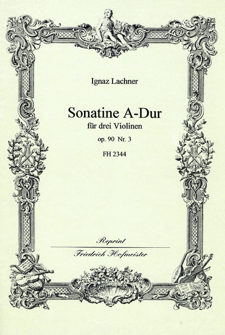Sonatine A-Dur, op. 90/3