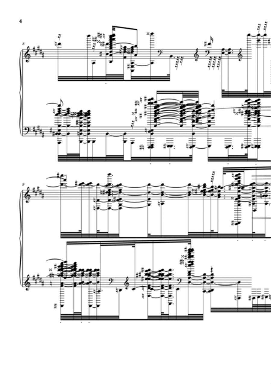 A Battle Between Life Easy Piano scores gallery preview page 4