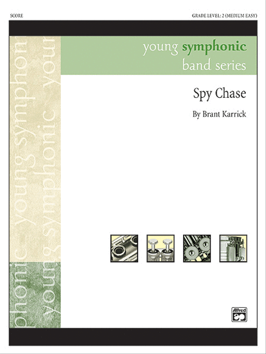 Spy Chase Concert Band scores gallery preview page 1