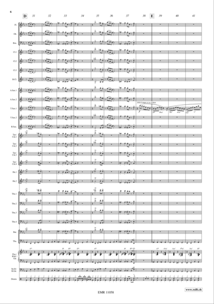 What's Cooking? Concert Band scores gallery preview page 7