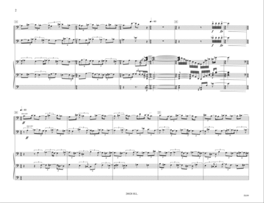 Stretta Stretta Trombone Duet scores gallery preview page 3