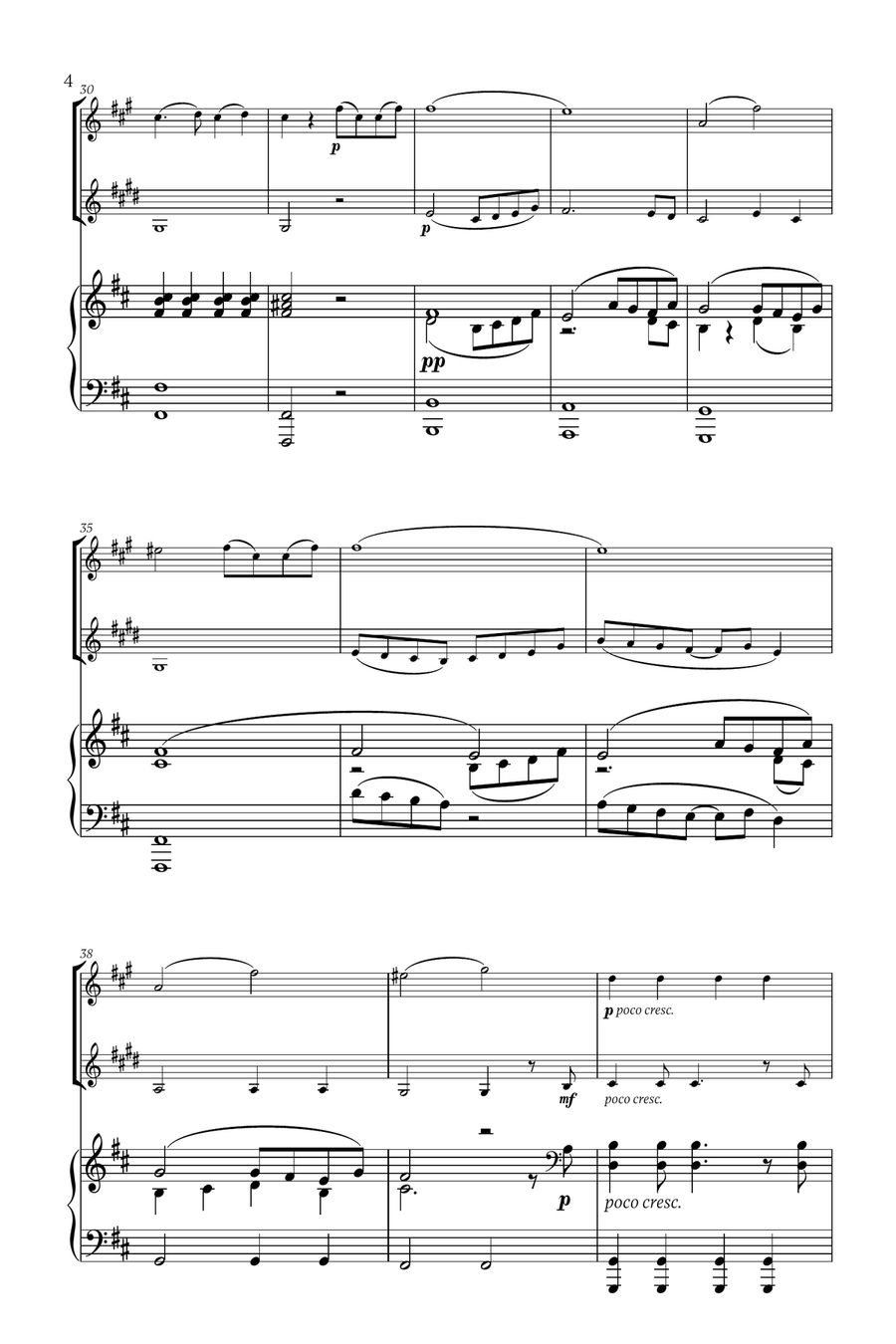 Mary, Did You Know? Woodwind Duet scores gallery preview page 4