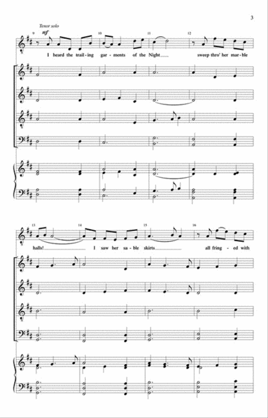 Hymn to the Night Divisi scores gallery preview page 3