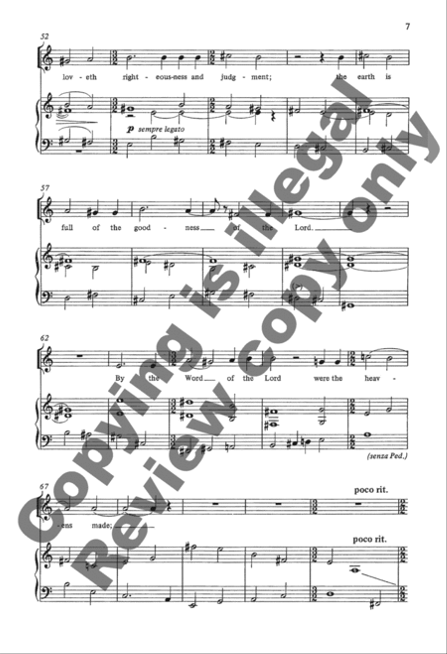 Rejoice In The Lord SSA scores gallery preview page 20