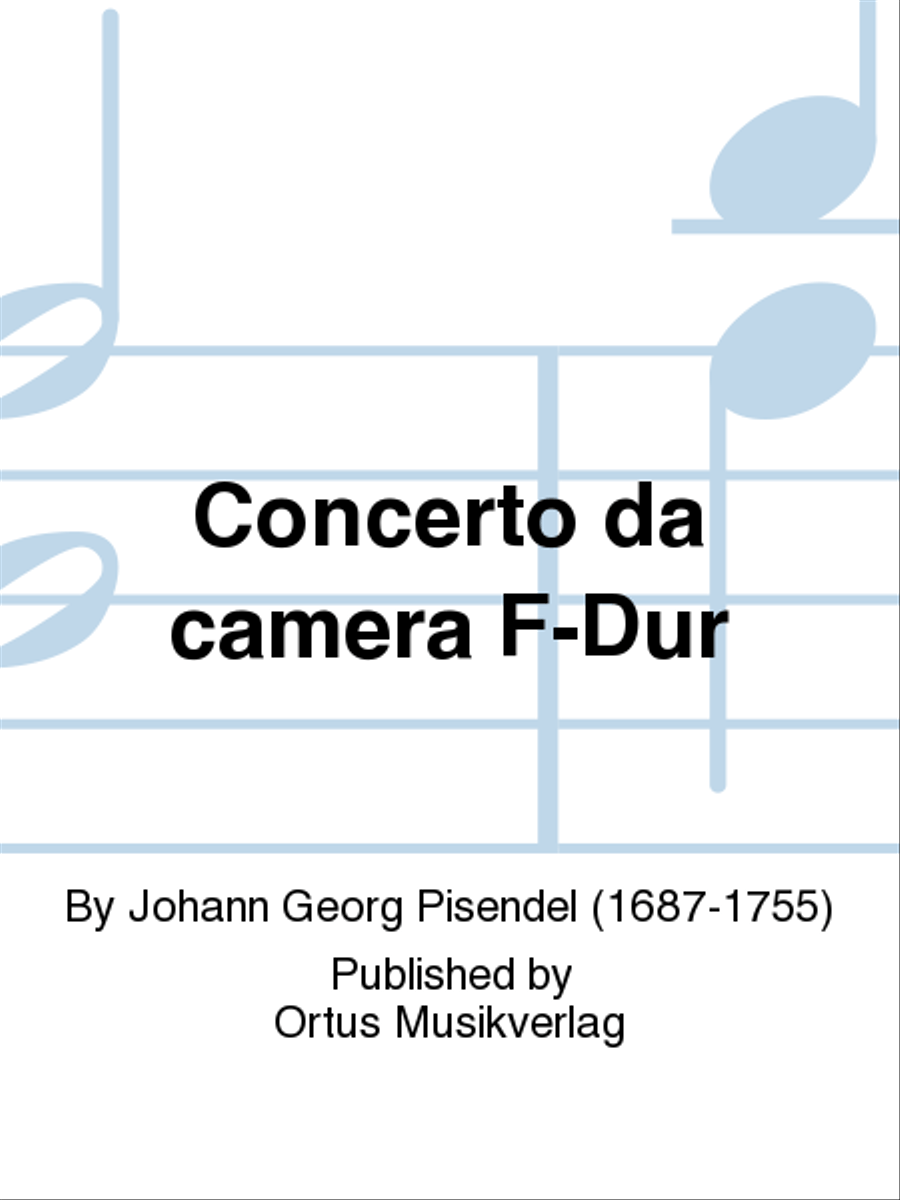 Concerto da camera F-Dur Violin Solo scores gallery preview page 1