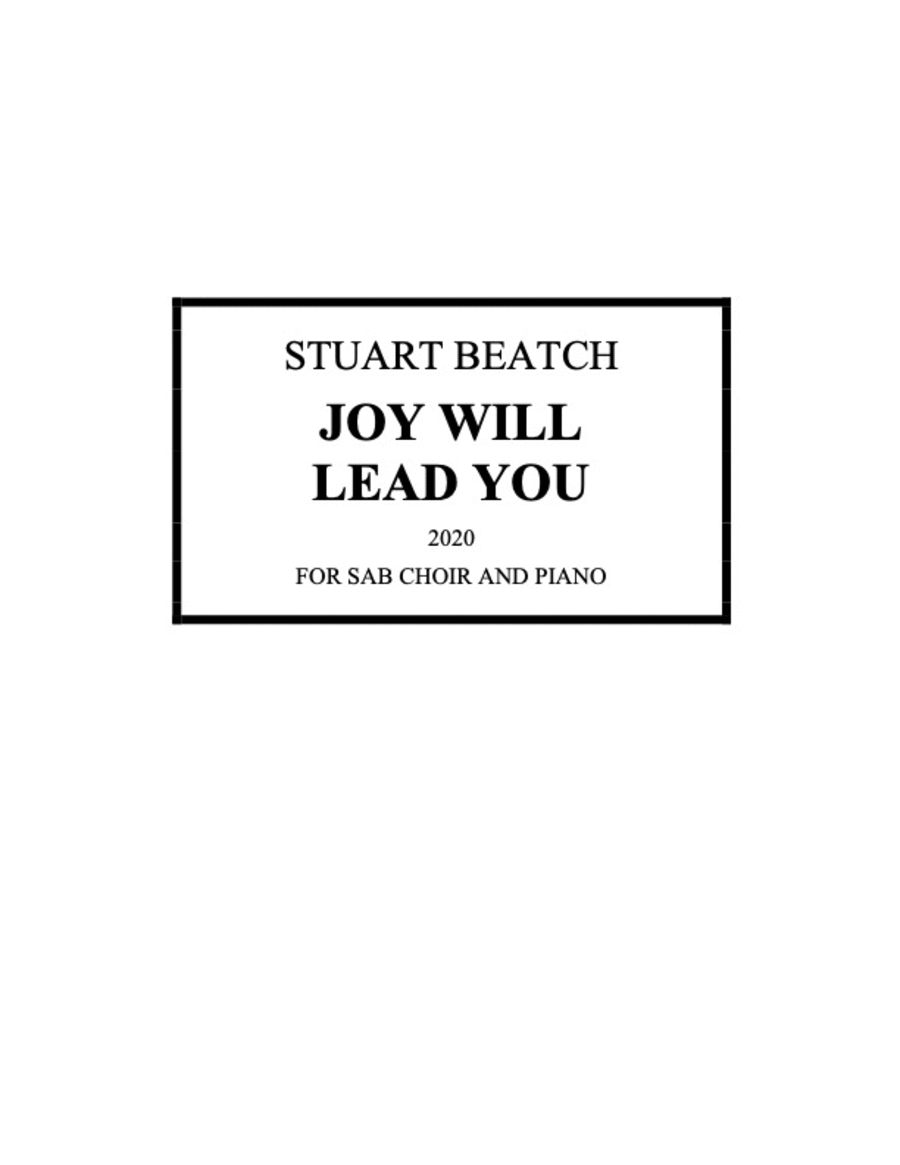 Joy Will Lead You