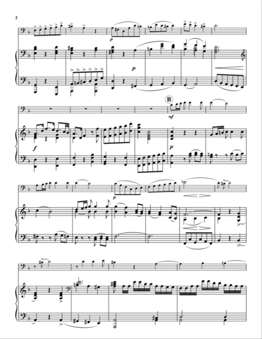 Morceau de Concert Morceau de Concert Euphonium scores gallery preview page 2
