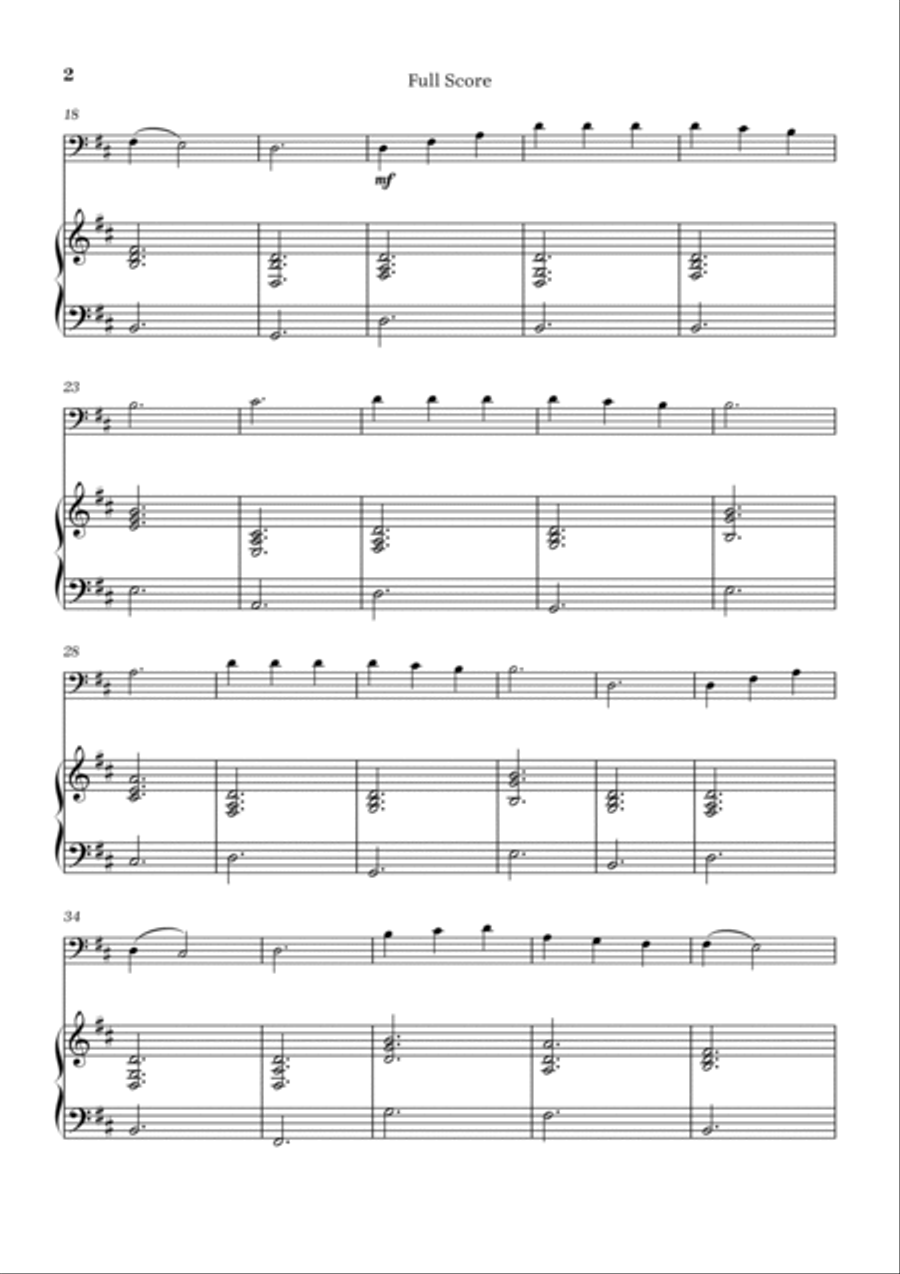 Wonderful, Merciful Savior Easy Piano scores gallery preview page 2