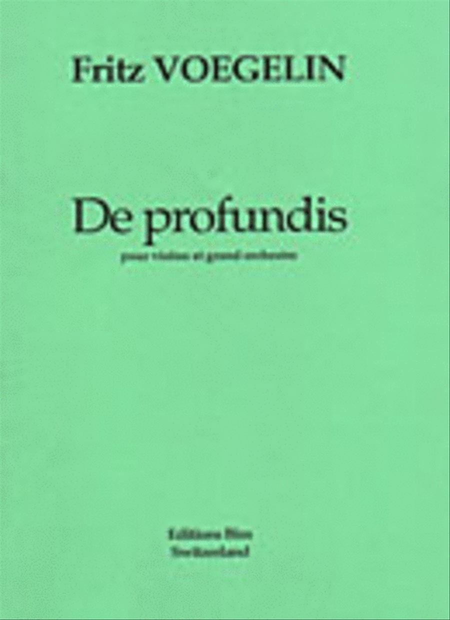De profundis Full Orchestra scores gallery preview page 1