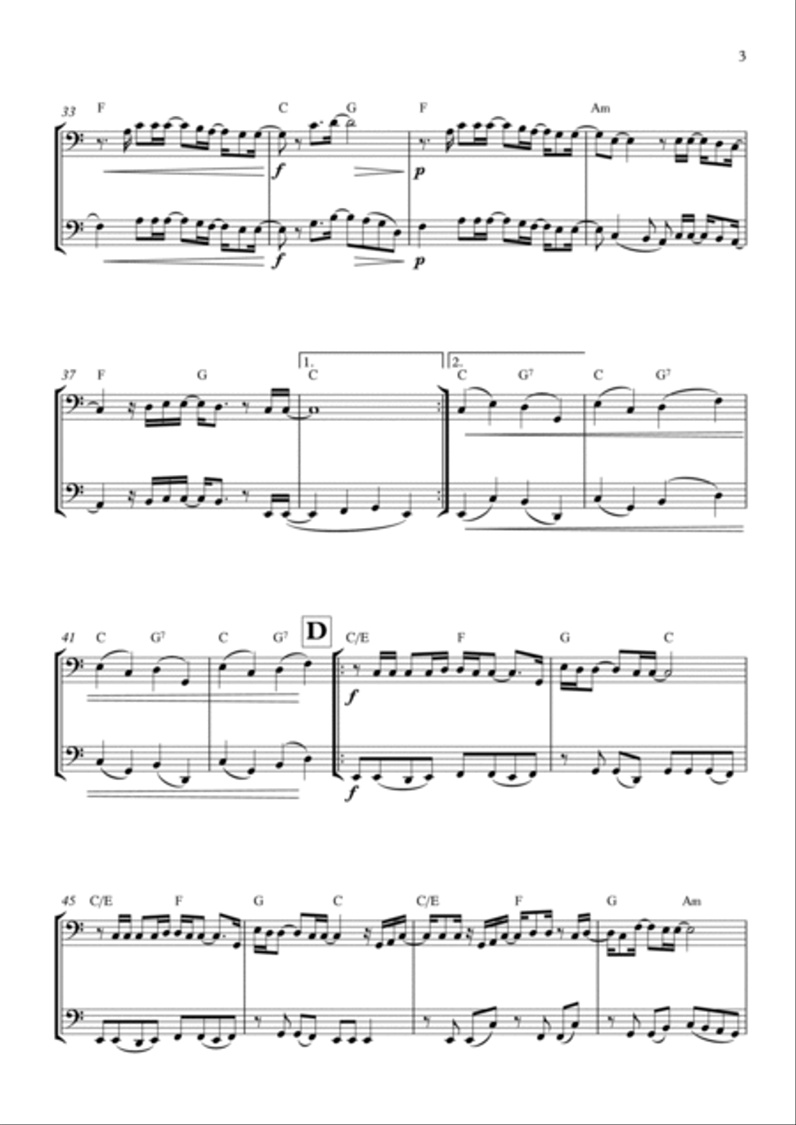 Goodness Of God Brass Duet scores gallery preview page 3