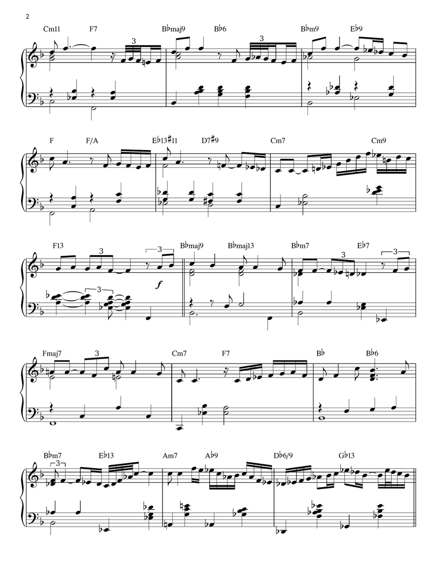Echoes (arr. Brent Edstrom) Piano Solo scores gallery preview page 2