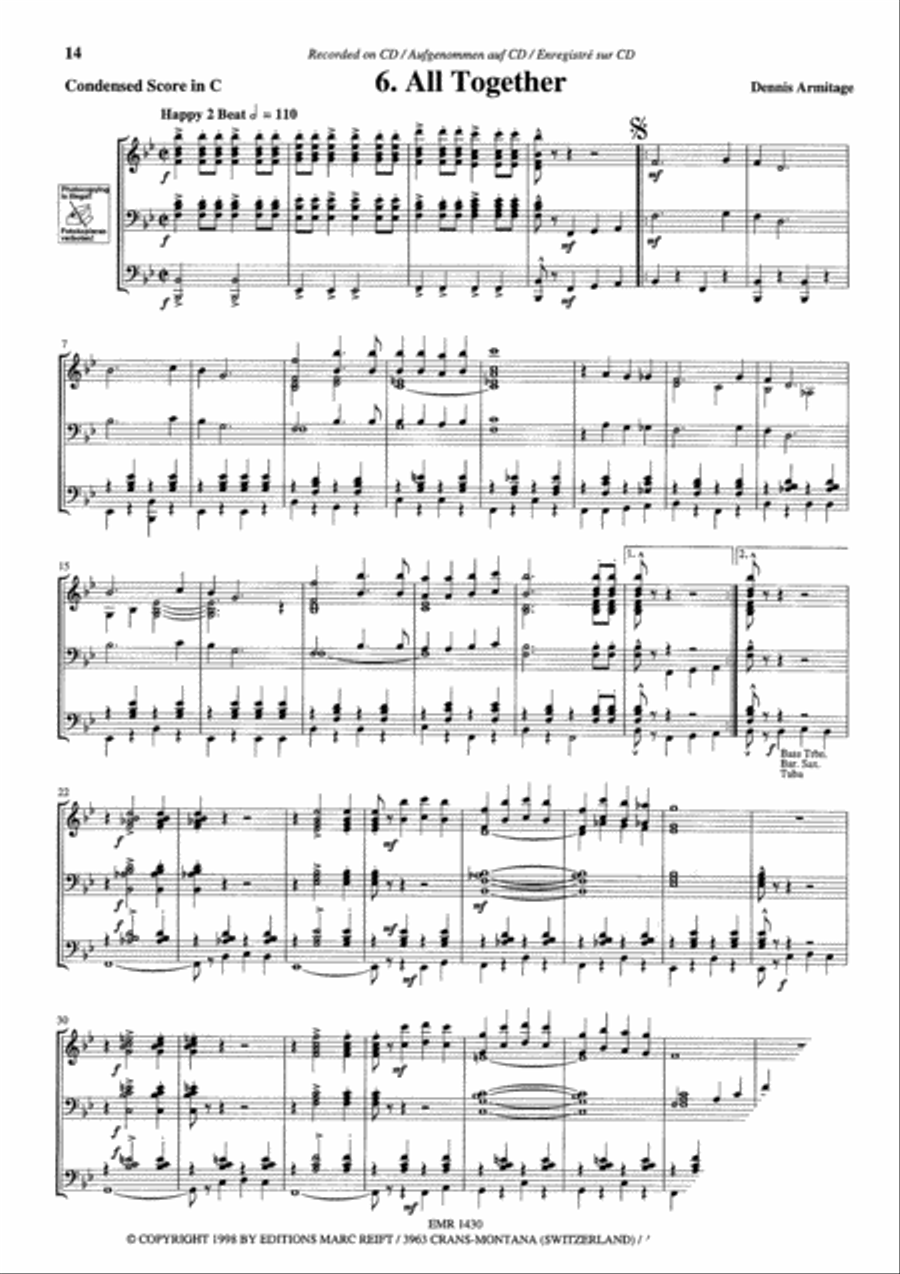 Beer Party Concert Band scores gallery preview page 8