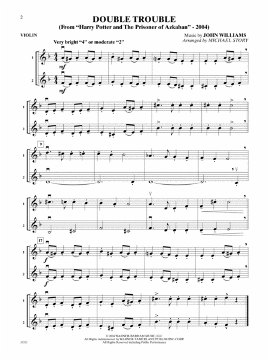 Movie Duets for All Movie Duets for All Small Ensemble scores gallery preview page 3