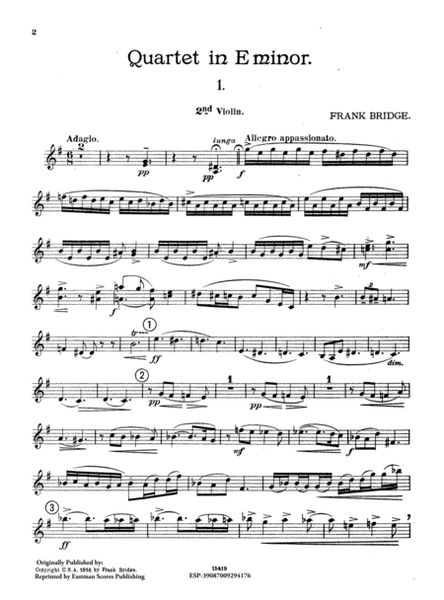 Quartet in E minor