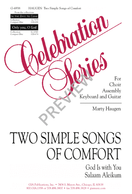 Two Simple Songs of Comfort: