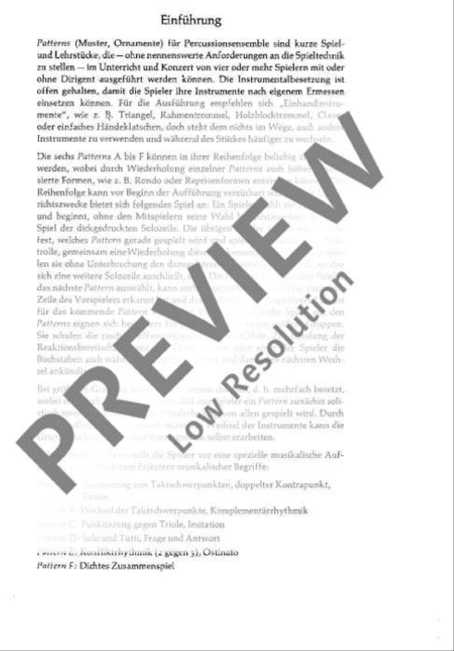 Patterns Patterns Percussion scores gallery preview page 4