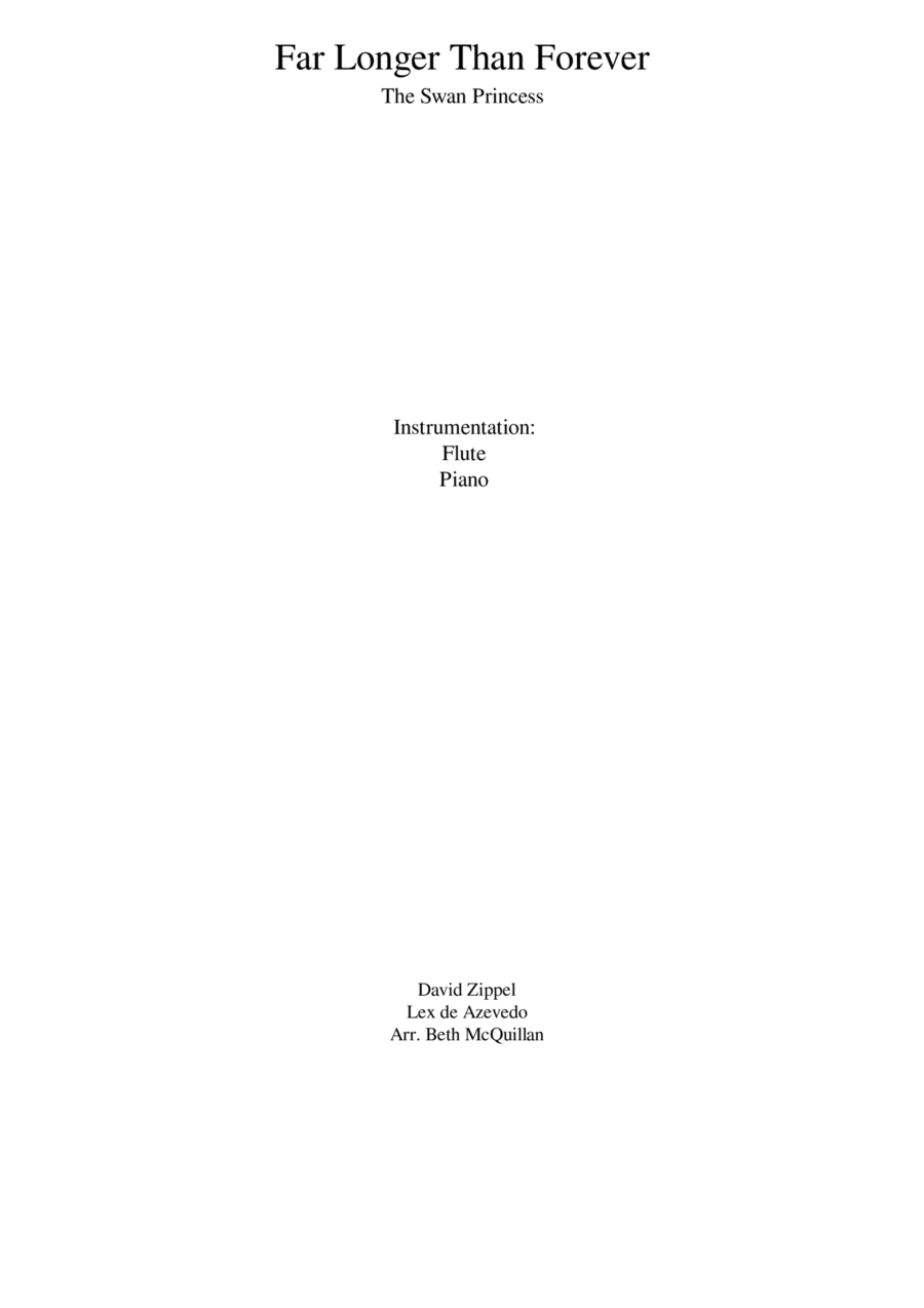 Far Longer Than Forever Flute Solo scores gallery preview page 1