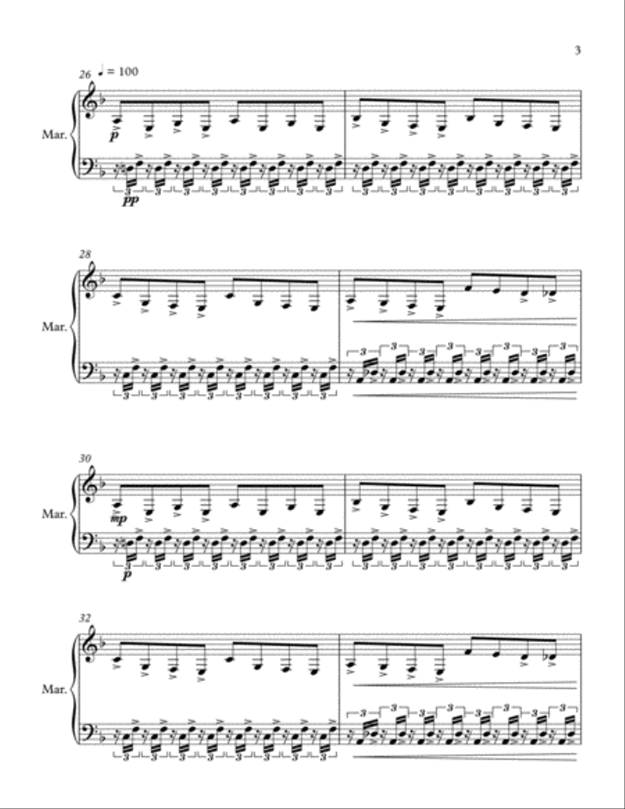 Conquest Marimba scores gallery preview page 3