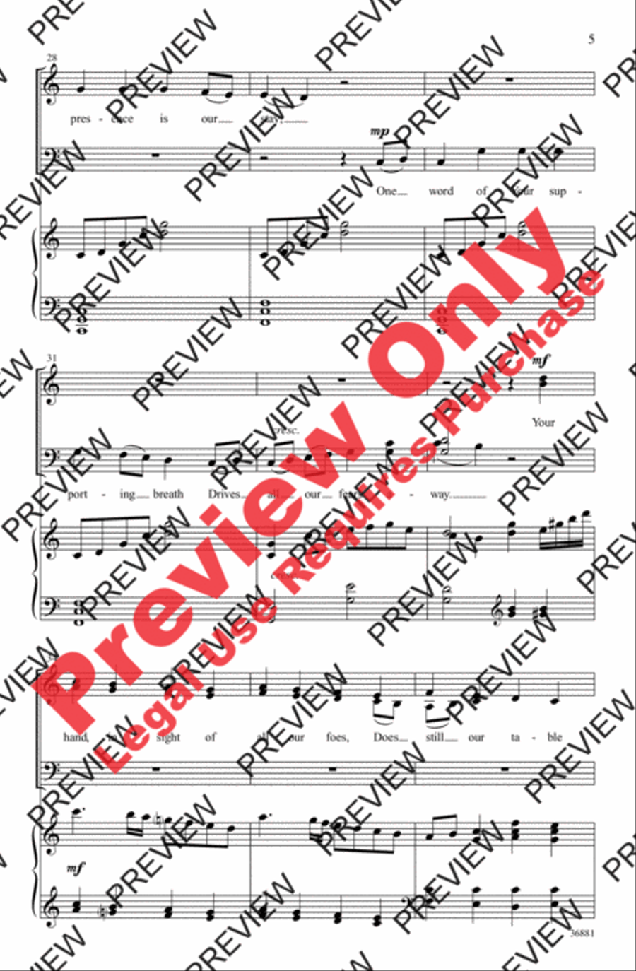 Our Shepherd 4-Part scores gallery preview page 5