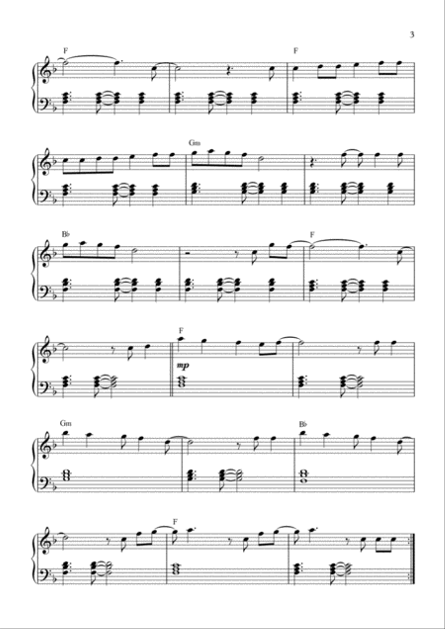 Marry You Easy Piano scores gallery preview page 3