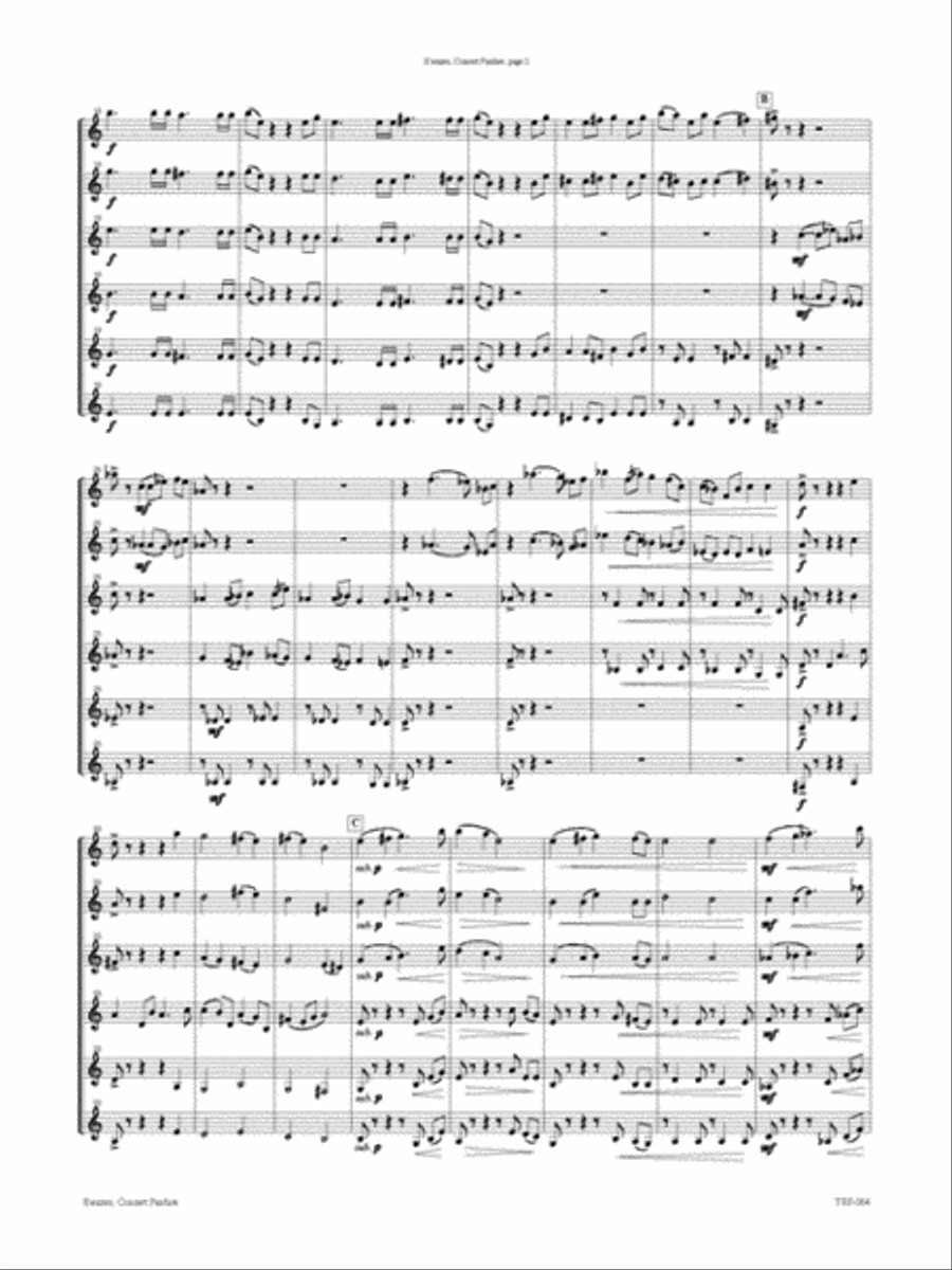 Concert Fanfare Concert Fanfare Small Ensemble scores gallery preview page 3