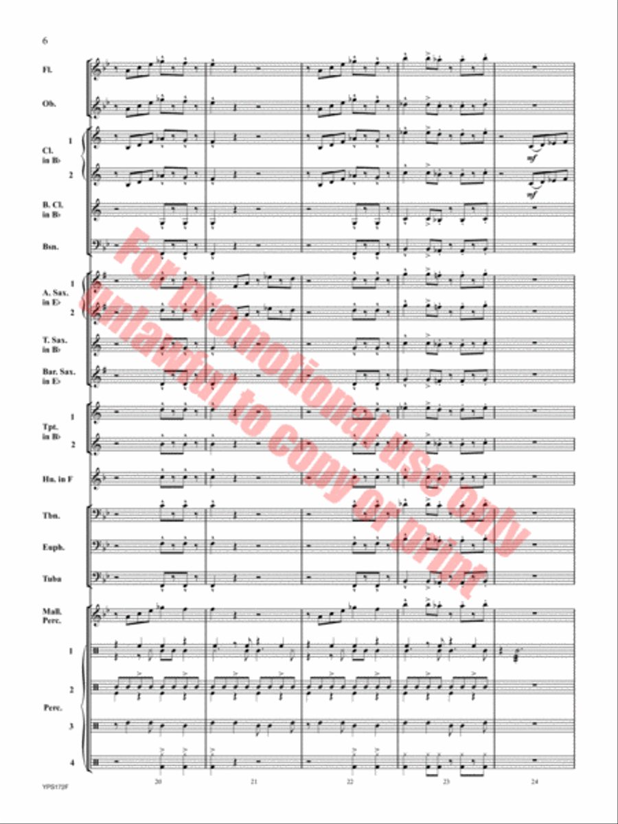 Chips and Salsa Concert Band scores gallery preview page 7