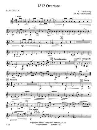 1812 Overture: Baritone T.C.