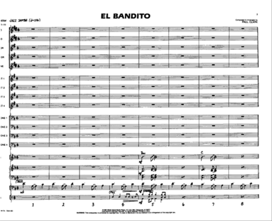 El Bandito El Bandito Jazz Ensemble scores gallery preview page 3