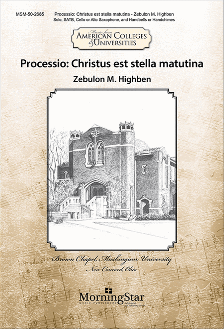 Processio: Christus est stella matutina 4-Part scores gallery preview page 1
