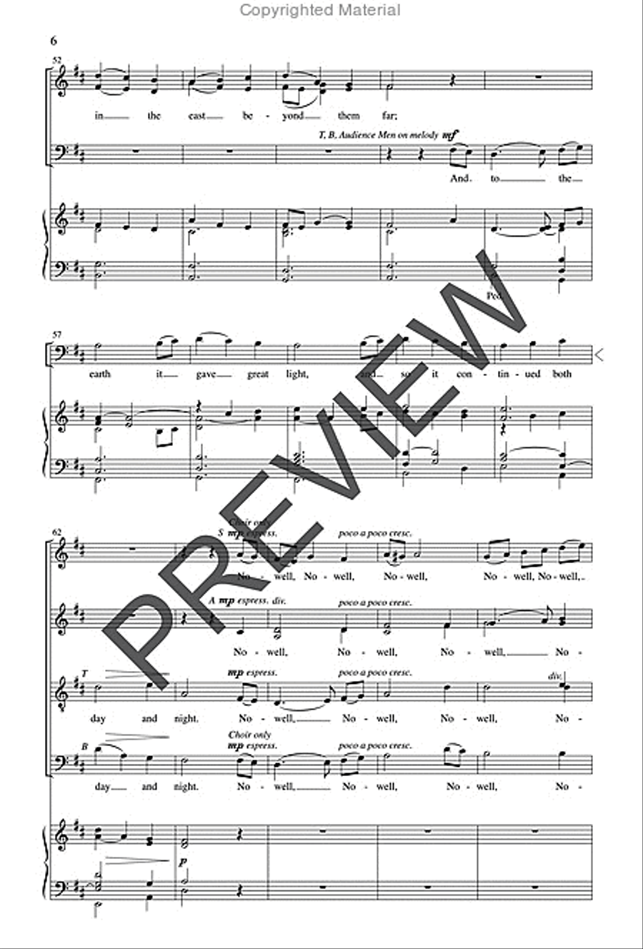 Festival First Nowell Festival First Nowell 4-Part scores gallery preview page 5