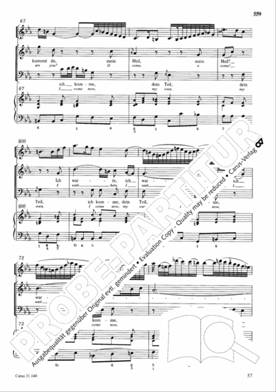 The Complete Sacred Vocal Works (Das geistliche Vokalwerk) Voice scores gallery preview page 560