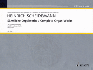 Book cover for Complete Organ Works - Part 3: Free Organ Works