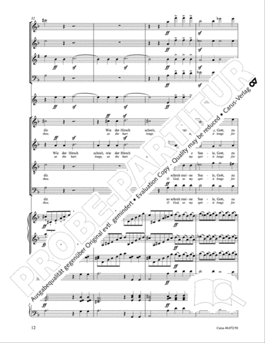Psalm 42 Psalm 42 4-Part scores gallery preview page 17